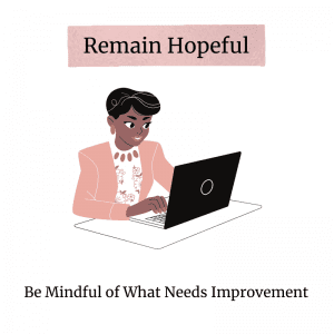 remain hopeful in a career shift